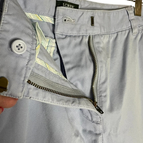 J. Crew Women's Favorite Fit Robin Egg Summer Cropped Chino Pants Size 6 - Picture 4 of 8